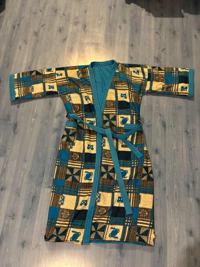 Peignoir kimono long wax