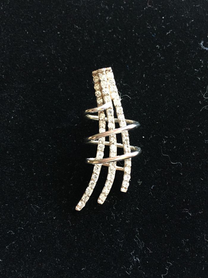 Pendentif argenté