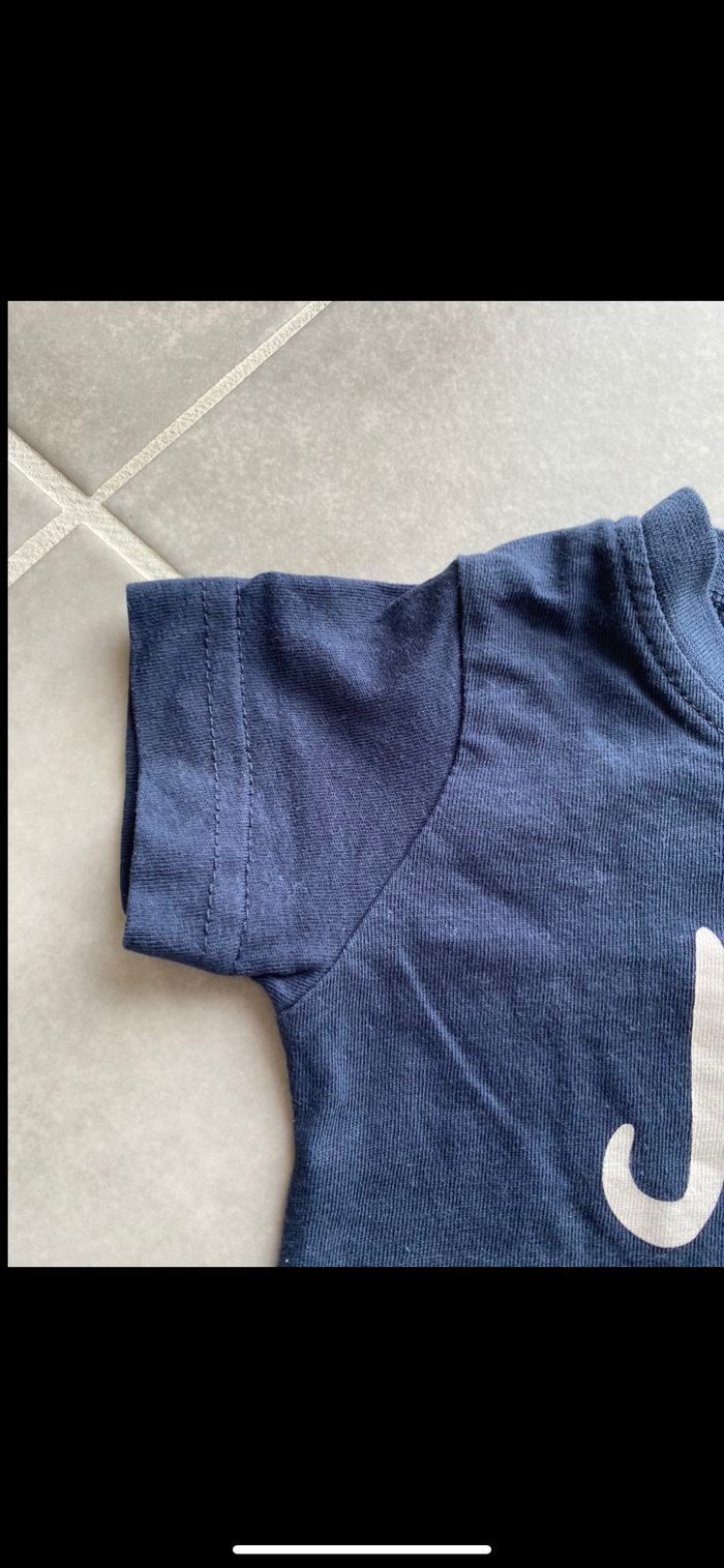 Tee shirt manches courtes J'aime Papa 6 mois - photo numéro 3