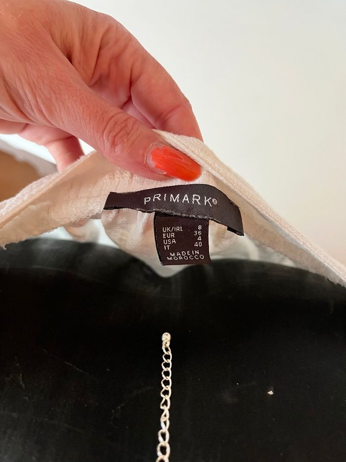 Blouse blanche fluide bohème Primark T36 TBE 🕊️ - photo numéro 3