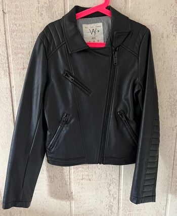 Veste cuir IKKS 12 àns comme neuve