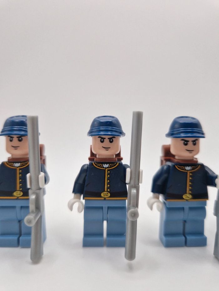 Figurines type lego 6 soldats Nordistes - photo numéro 2