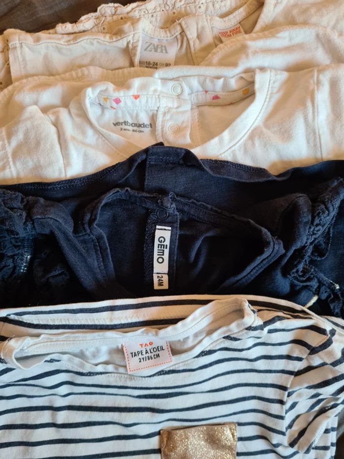 Lot de 4 t-shirts manches courtes - photo numéro 3