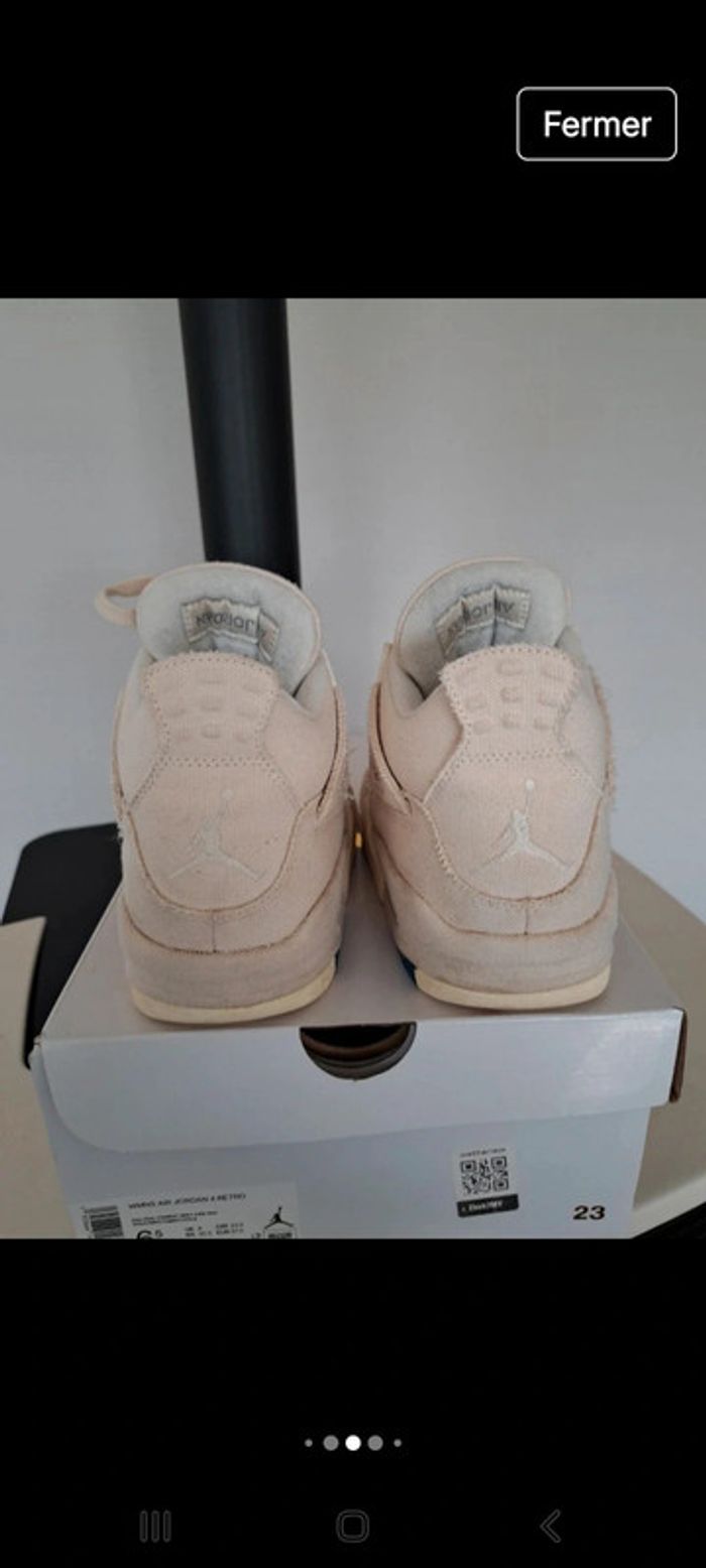 Basket Wimns Air Jordan 4 rétro 37,5 - photo numéro 4