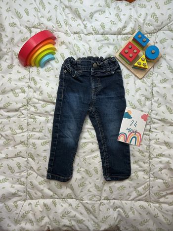 jean bleu taille réglable 24 mois boite à malice
