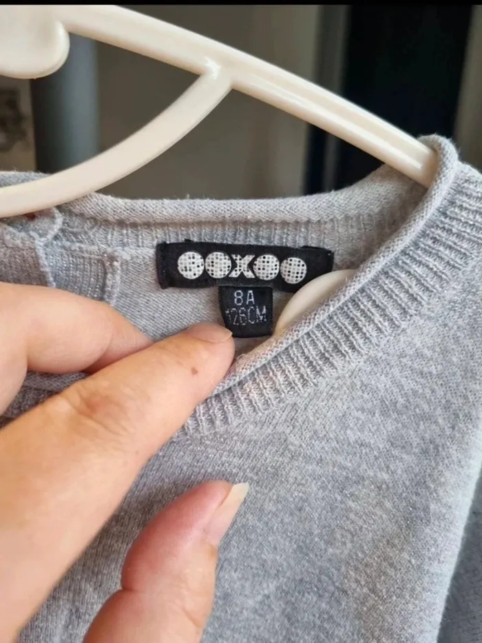 Pull leger fille ooxoo 8 ans - photo numéro 2