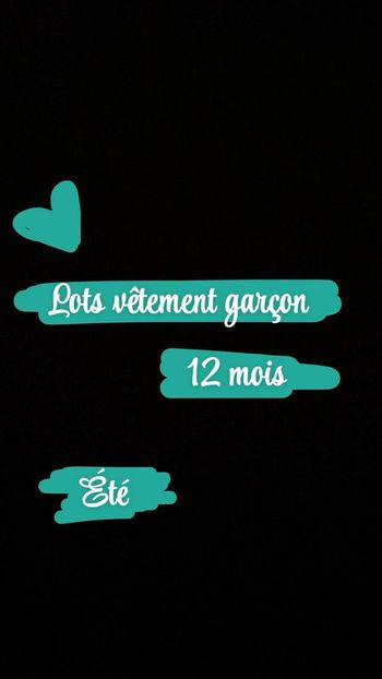 Lot été garçon