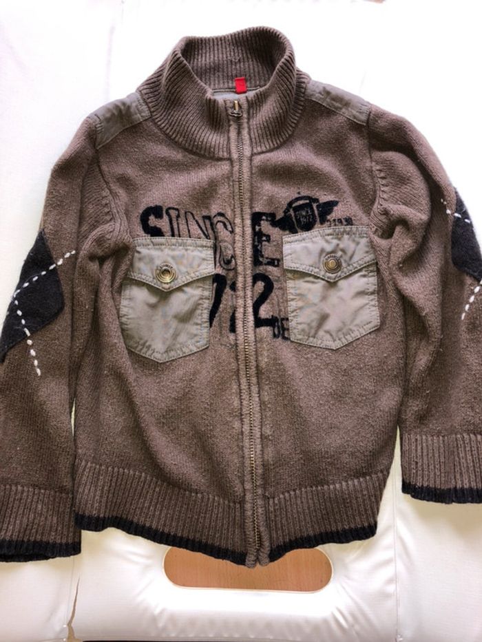 Gilet 5 ans catimini marron 5 ans - photo numéro 2
