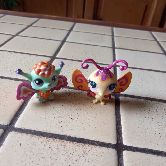 Lot de figurines pet shop elfe fée papillon - photo numéro 2