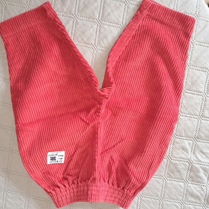 PANTALON VELOURS ALPHABET 1 AN