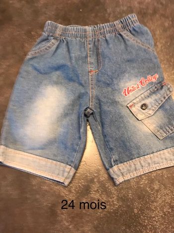 Short jeans 24 mois