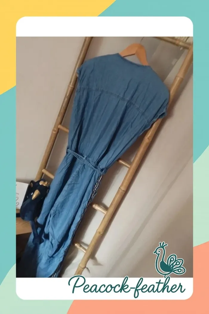 Combi pantalon jean camaïeu 42 - photo numéro 8