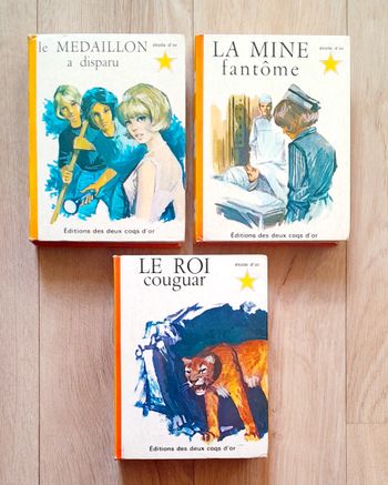 3 petits romans illustrés série rouge pour les jeunes 