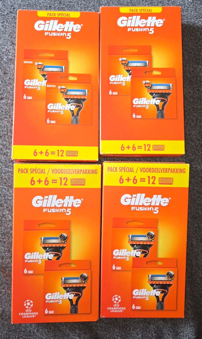 Gillette lames fusion