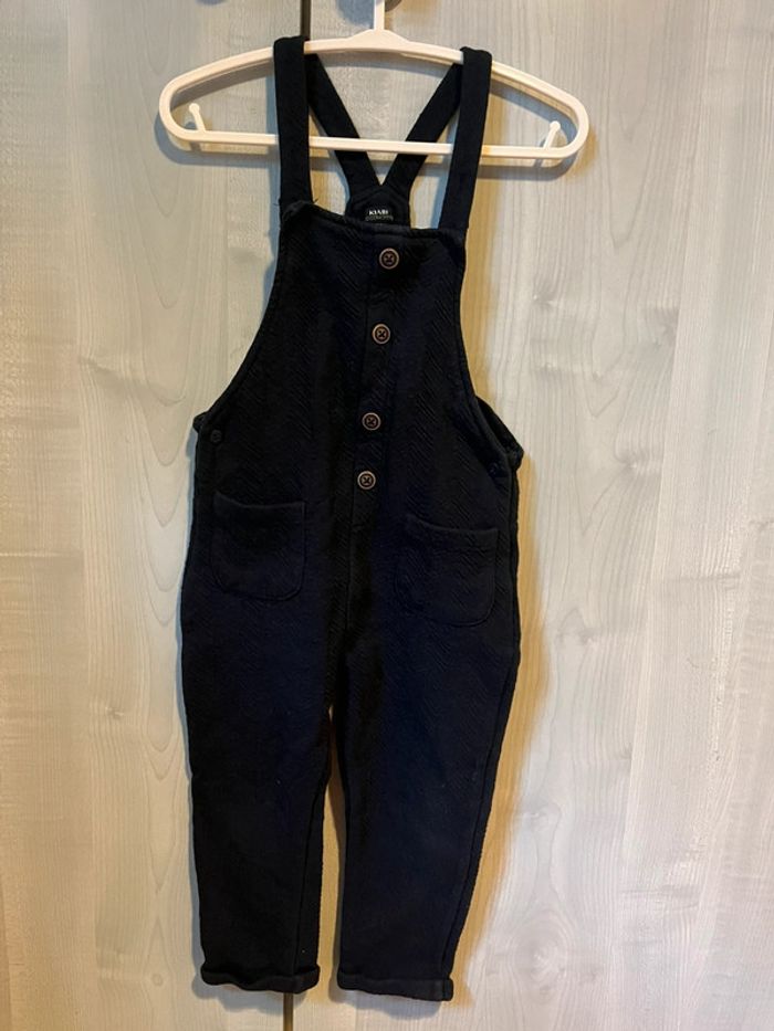 Salopette chaude bleu marine