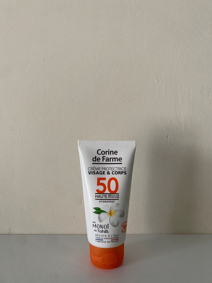 Crème protectrice visage & corps 50 monoï