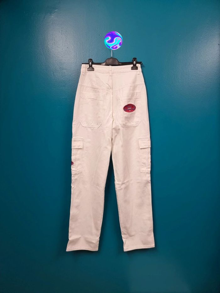 Shein jeans jambes larges blanc * taille S * - photo numéro 6