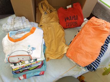 lot vêtements été 12 mois