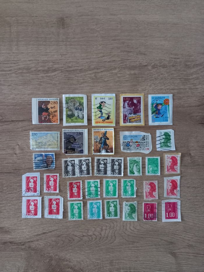 Timbres Français " 34 timbres " - photo numéro 2