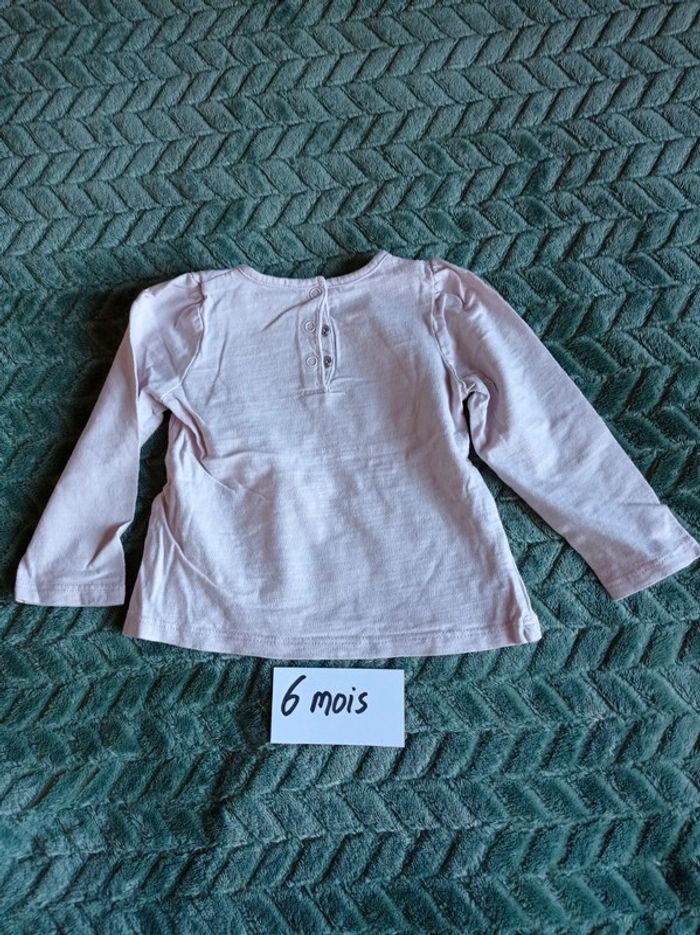 T-shirt manches longues 6 mois - photo numéro 2