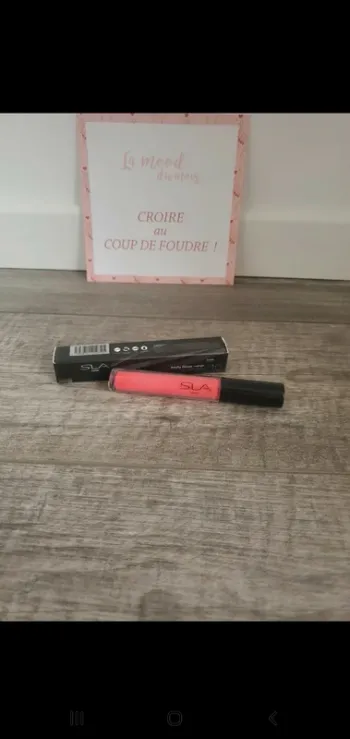 Lip gloss SLA Paris - rose Flashy