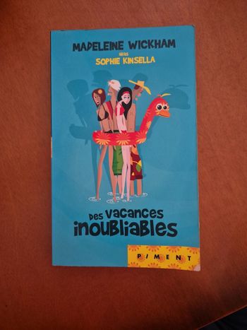 Livre des vacances inoubliables