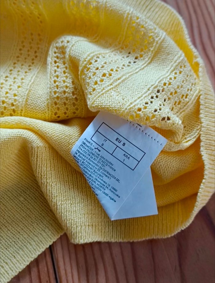 Pull jaune - photo numéro 3