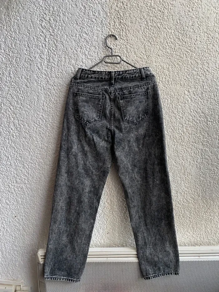 Jean gris taille haute T S Shein - photo numéro 5