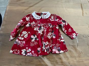 Robe à fleurs 12 mois