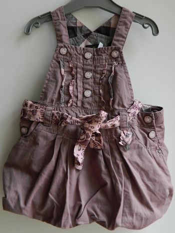 Robe à bretelles T 9 mois "Sergent Major"