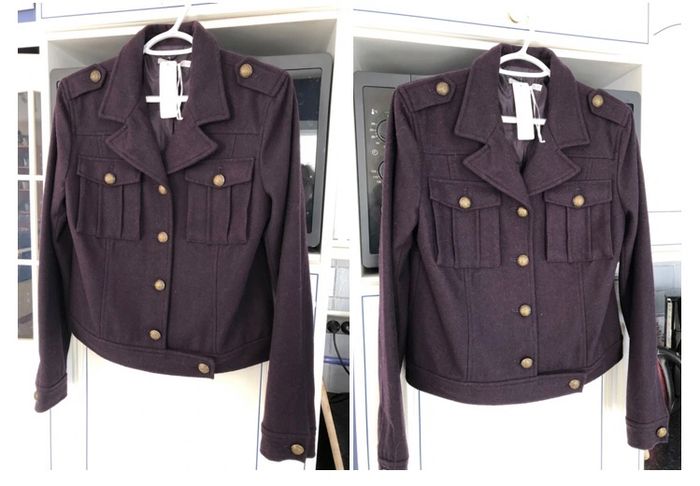 Veste neuve violette