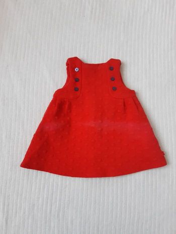 Robe rouge Obaibi 3 mois