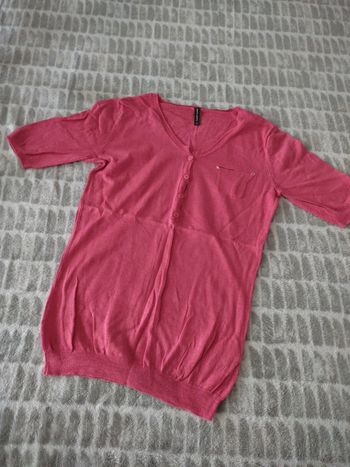 Haut tee-shirt rose corail Naf Naf taille 36