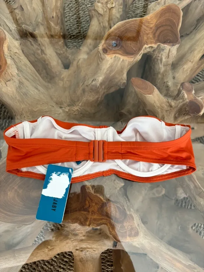 Haut de maillot de bain Maison Lejaby orange épicée - photo numéro 3