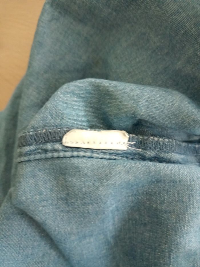Short fille in extenso 10 ans bleu uni - photo numéro 3
