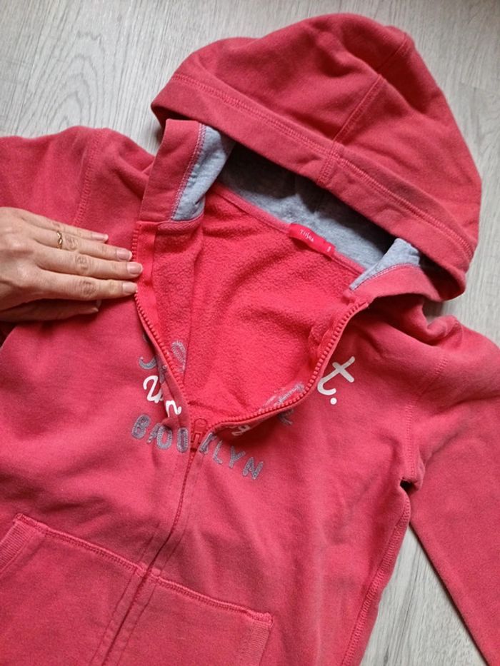 Sweat gilet 14 ans fille capuche Tissaia - photo numéro 8
