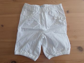 Pantacourt léger blanc