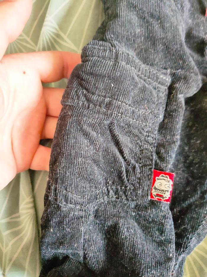 Pantalon chaud velours 12 mois - photo numéro 2