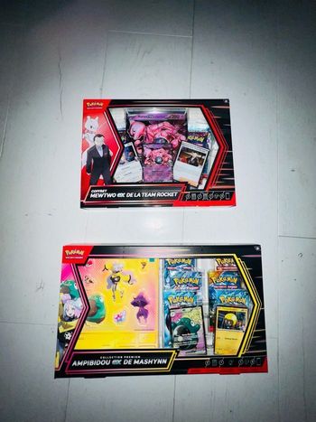 Coffret mewtwo ex et coffret ampibidou
