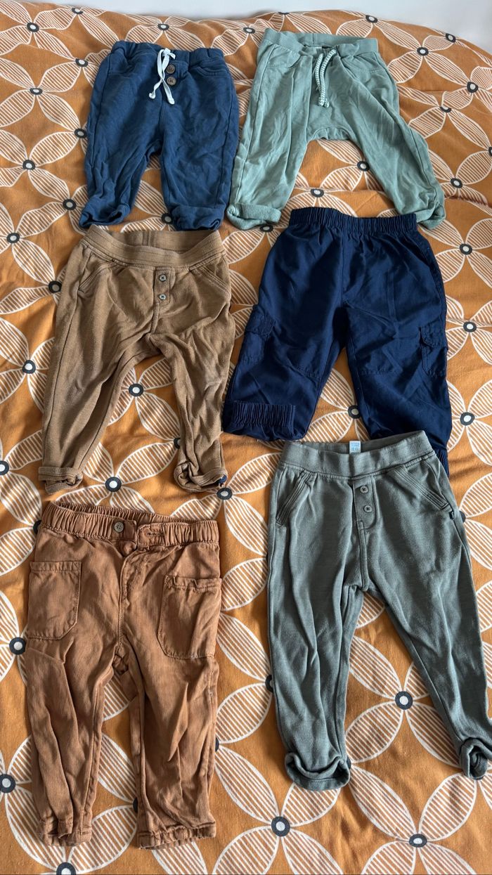 Lot pantalon garçon 18 mois - photo numéro 3
