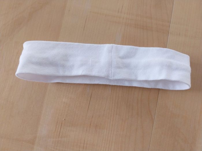 Bandeau bébé fille blanc et argenté cérémonies - photo numéro 3