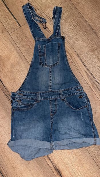 Salopette short en jean