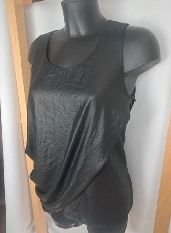 Ikks haut tee-shirt débardeur blouse noire T.38 en tbe