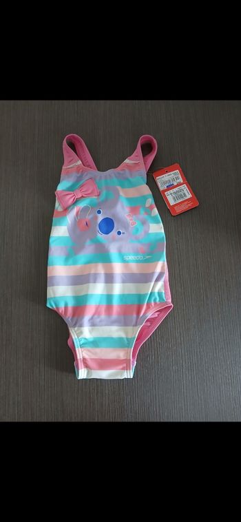 Maillot de bain fille speedo 92 cm 2/3 ans