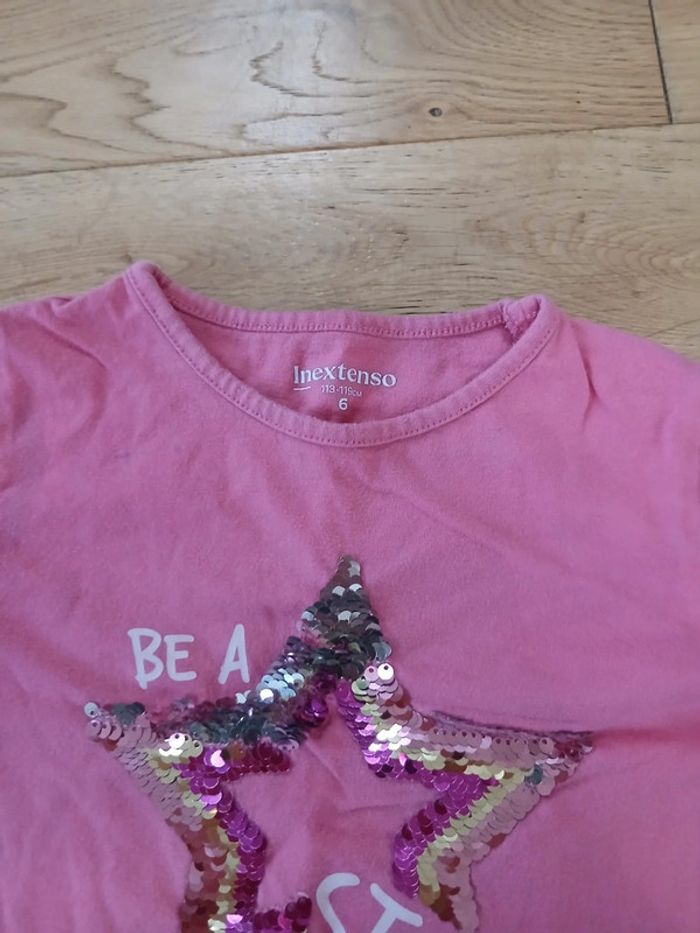 T shirt manche longues 6 ans fille - photo numéro 2