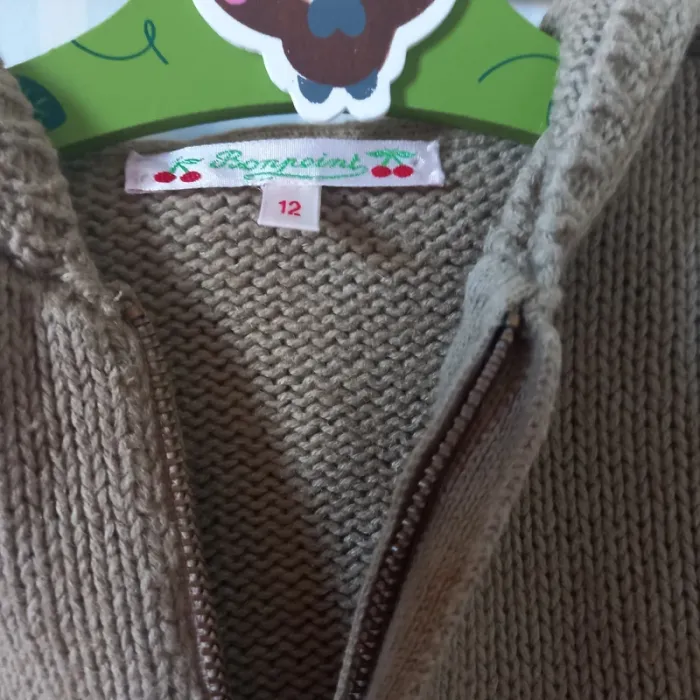 Pull en maille 1 an Bonpoint - photo numéro 2