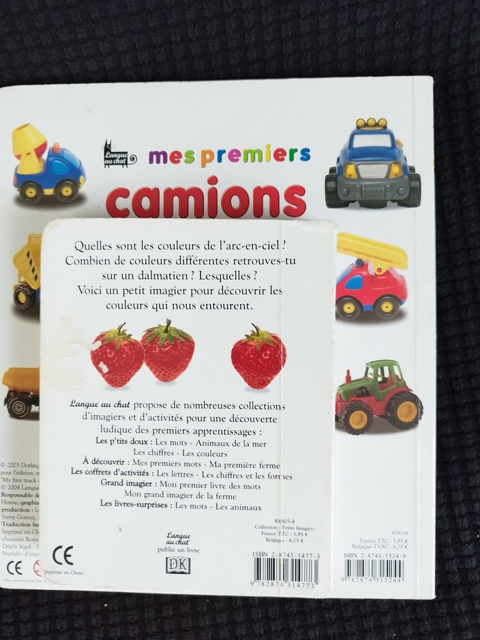 livres cartonnés couleurs et camions - photo numéro 3
