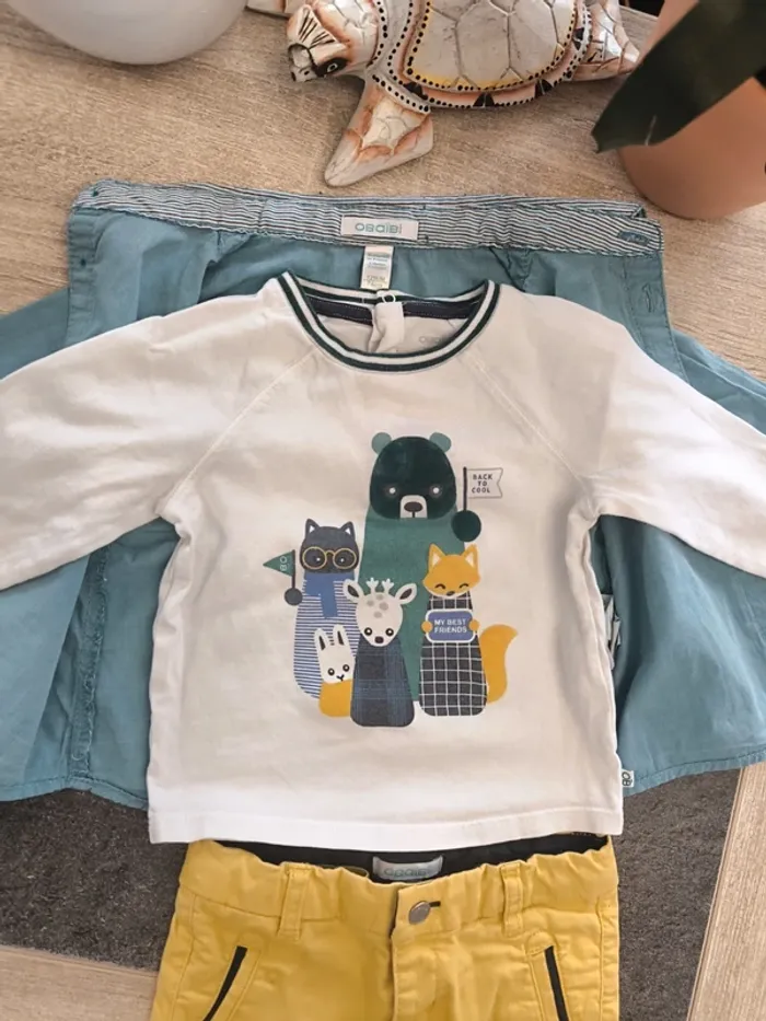 Ensemble 3 pièces garçon 12 mois obaibi - photo numéro 17