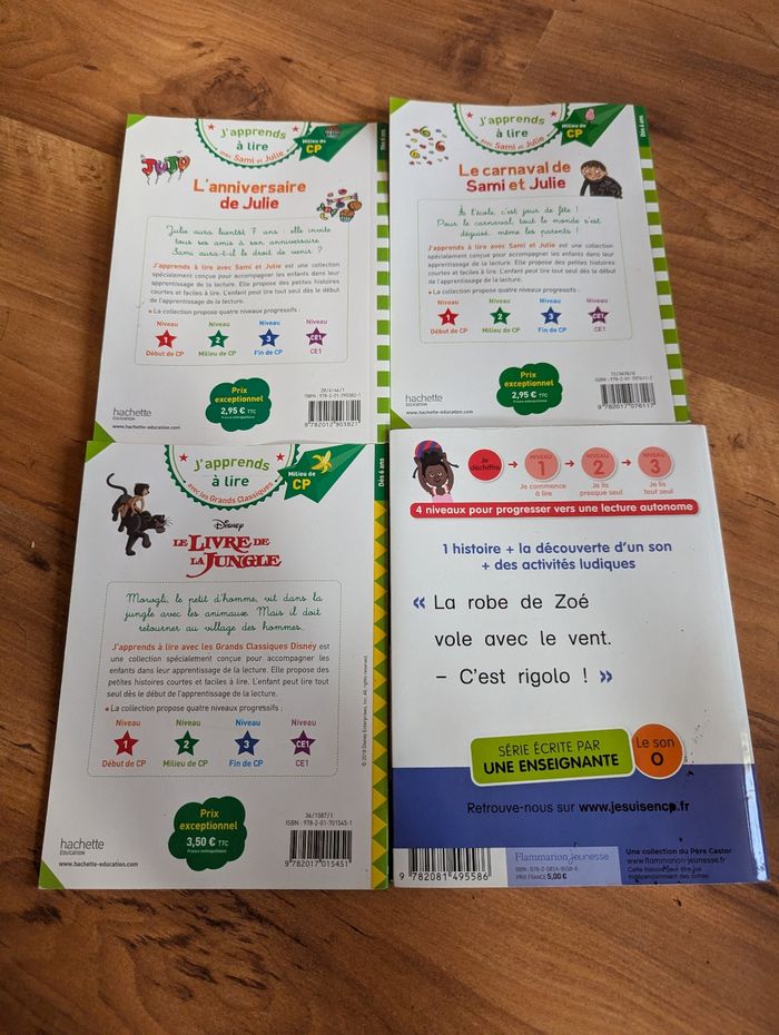 Lot de livres Sami et Julie, j apprends à lire - photo numéro 2