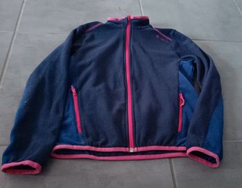 Gilet zippé fille